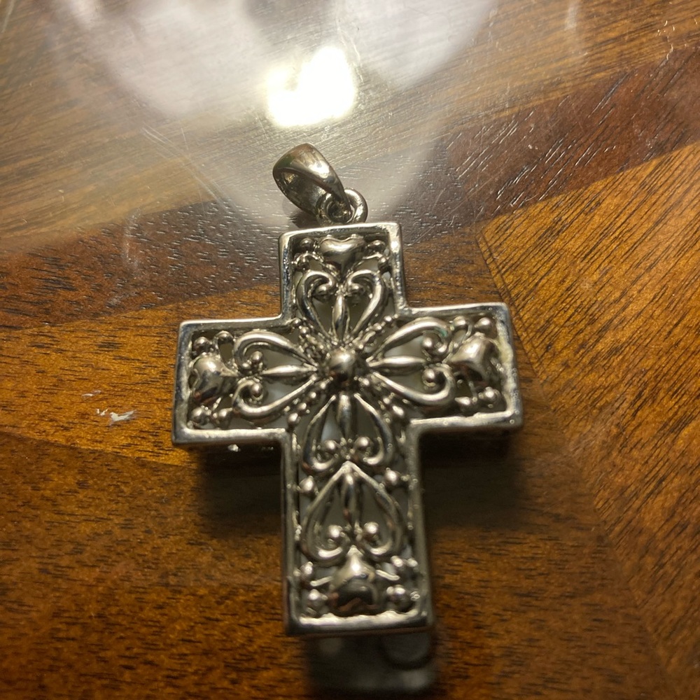 Cookie Lee Reversible Cross Pendant